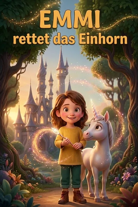Cover des personalisierten Buchs mit dem Namen Emmi auf dem Titel